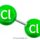 Chlorine gas Cl2